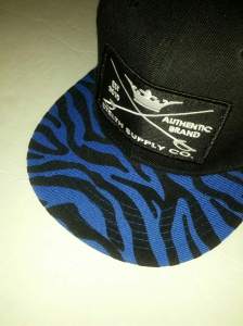 black and blue zebra